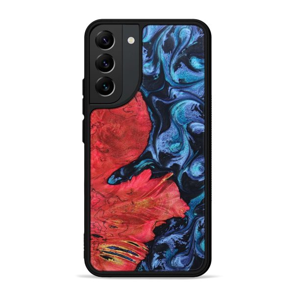 Galaxy S22 Plus Wood+Resin Phone Case - Aurora (Artist Pick, 631386) Hot on Sale