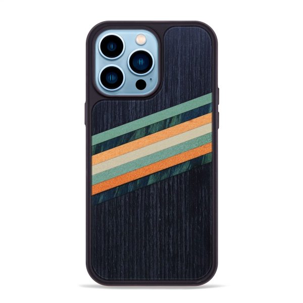 iPhone 14 Pro Max Wood+Resin Phone Case - Adela (Retro, 634164) Online now