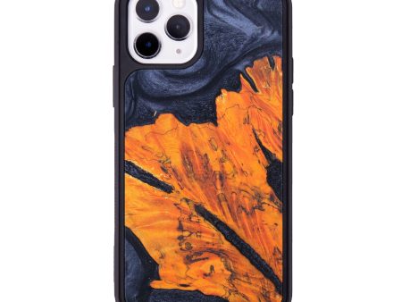 iPhone 11 Pro Wood+Resin Phone Case - Dalton (Black & White, 632919) Online Sale