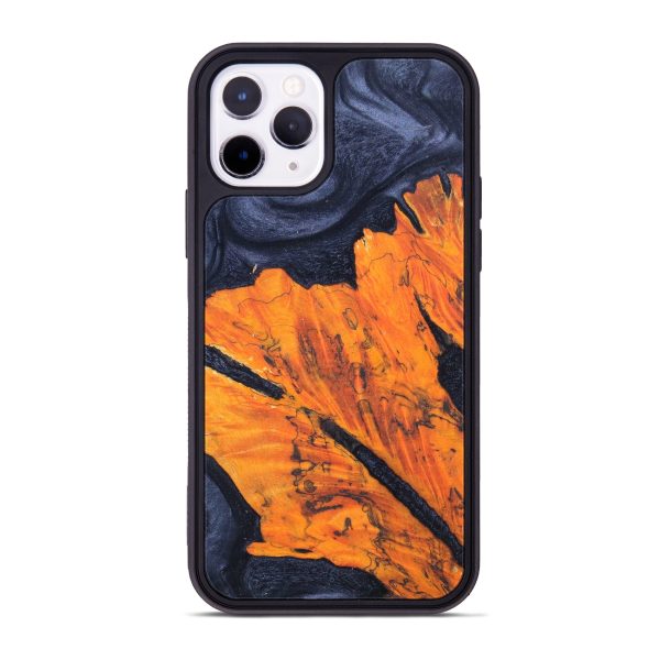 iPhone 11 Pro Wood+Resin Phone Case - Dalton (Black & White, 632919) Online Sale