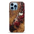 iPhone 14 Pro Max Wood+Resin Live Edge Phone Case - Aja (Red, 631401) For Cheap