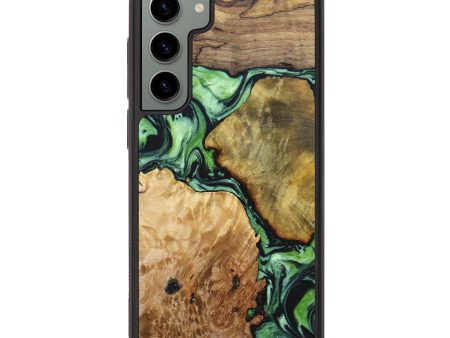 Galaxy S23 Plus Wood+Resin Phone Case - Edna (Mosaic, 635318) Fashion