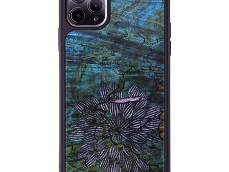 iPhone 11 Pro Max Wood+Resin Phone Case - Dillon (Pattern, 634590) For Discount