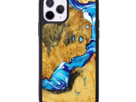 iPhone 11 Pro Wood+Resin Phone Case - Aidan (Mosaic, 632131) Online Sale