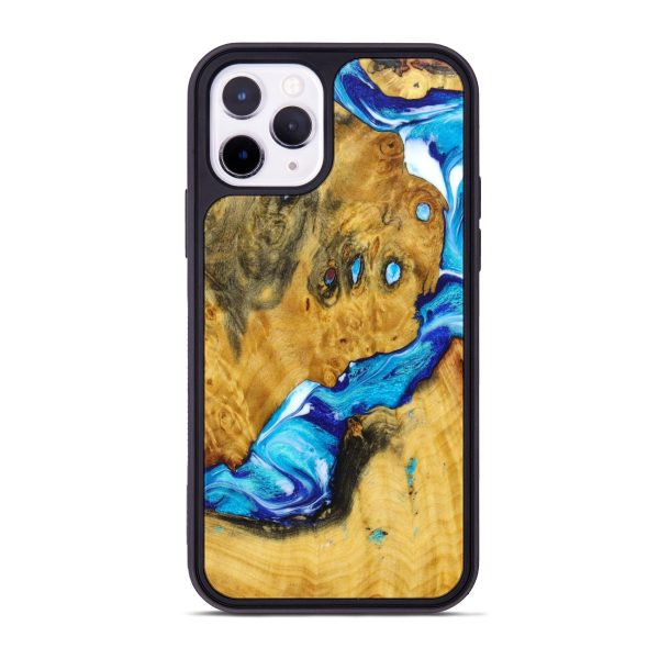 iPhone 11 Pro Wood+Resin Phone Case - Aidan (Mosaic, 632131) Online Sale