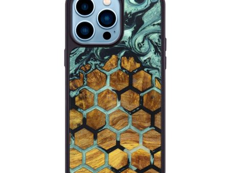 iPhone 14 Pro Max Wood+Resin Phone Case - Bradyn (Pattern, 632494) Online now