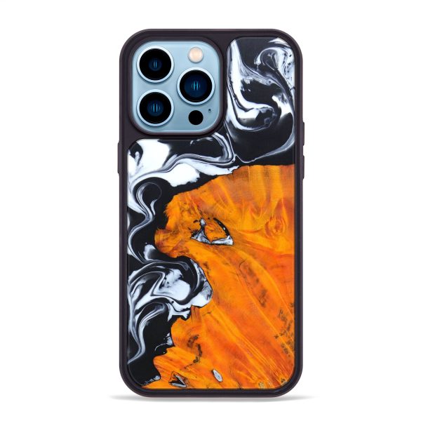 iPhone 14 Pro Max Wood+Resin Phone Case - Alesia (Artist Pick, 631813) Online now