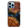 iPhone 14 Pro Max Wood+Resin Live Edge Phone Case - Rhea (Artist Pick, 633828) Cheap