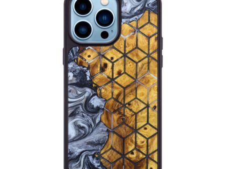 iPhone 14 Pro Max Wood+Resin Phone Case - Cannon (Pattern, 631899) Sale