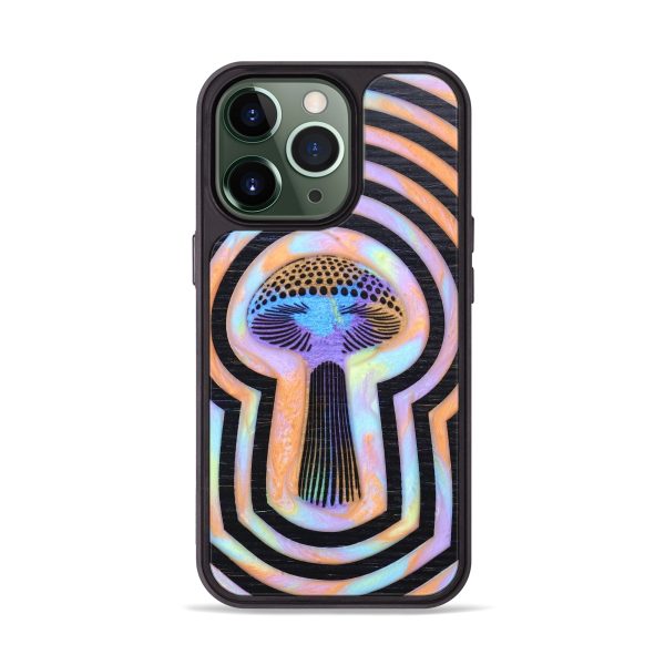 iPhone 13 Pro Wood+Resin Phone Case - Vonda (Retro, 636262) For Cheap