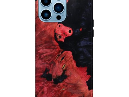 iPhone 14 Pro Max Wood+Resin Live Edge Phone Case - Linnet (Artist Pick, 633830) Fashion