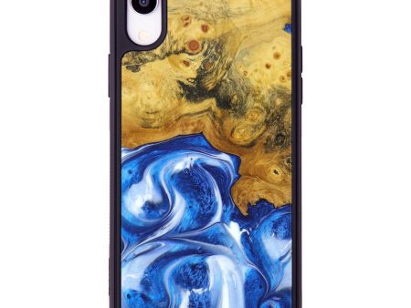 iPhone Xr Wood+Resin Phone Case - Dwain (Blue, 632483) Online Sale