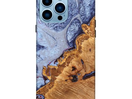 iPhone 14 Pro Max Wood+Resin Live Edge Phone Case - Destiny (Artist Pick, 633047) For Cheap