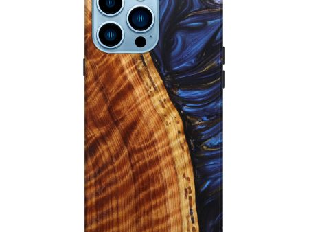 iPhone 14 Pro Max Wood+Resin Live Edge Phone Case - Dixie (Artist Pick, 636316) Supply