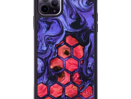 iPhone 11 Pro Max Wood+Resin Phone Case - Gretna (Pattern, 634228) on Sale