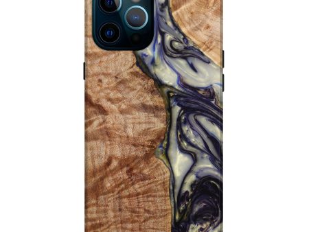 iPhone 12 Pro Max Wood+Resin Live Edge Phone Case - Gertrude (Artist Pick, 633324) For Discount