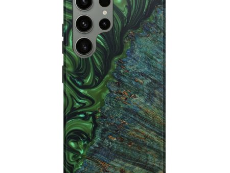 Galaxy S23 Ultra Wood+Resin Live Edge Phone Case - Annis (Artist Pick, 633319) Supply