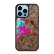 iPhone 14 Pro Max Wood+Resin Phone Case - Tandi (Retro, 634190) Cheap