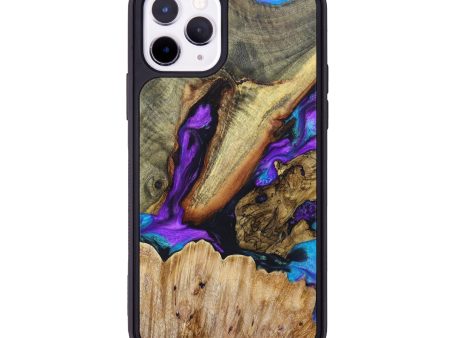 iPhone 11 Pro Wood+Resin Phone Case - Yasir (Mosaic, 631603) Online Hot Sale