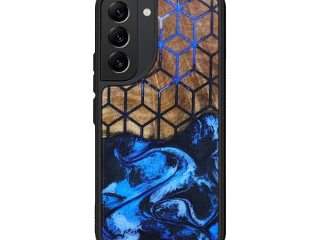 Galaxy S22 Wood+Resin Phone Case - Julia (Pattern, 631466) Supply