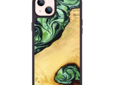 iPhone 14 Plus Wood+Resin Phone Case - Abigail (Artist Pick, 635411) Fashion