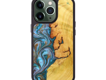 iPhone 13 Pro Wood+Resin Phone Case - Karine (Artist Pick, 633672) Fashion