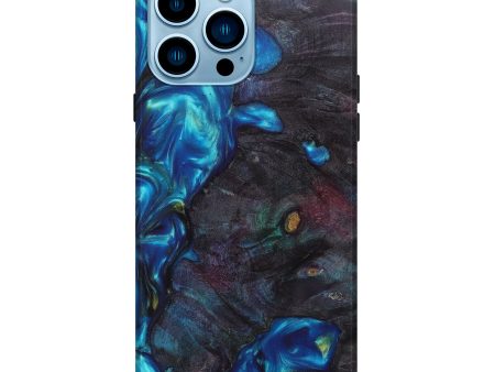 iPhone 14 Pro Max Wood+Resin Live Edge Phone Case - Arthur (Artist Pick, 632697) Fashion