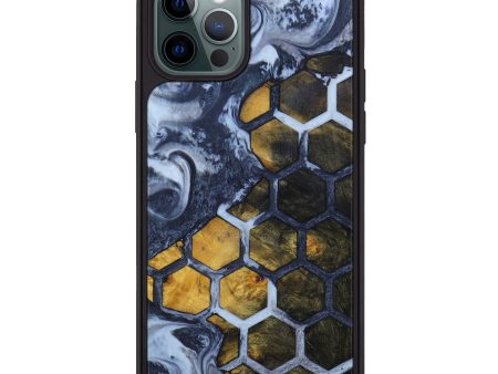 iPhone 12 Pro Wood+Resin Phone Case - Amina (Pattern, 632161) Online now