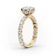 The Adelle Set With A 3.5 Carat Princess Moissanite For Discount