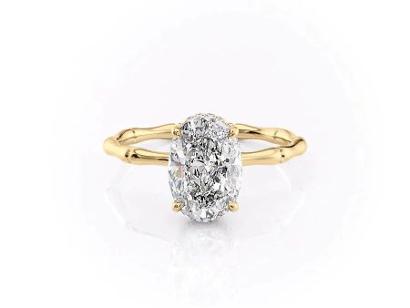 The Eve Set With A 1 Carat Oval Moissanite For Cheap